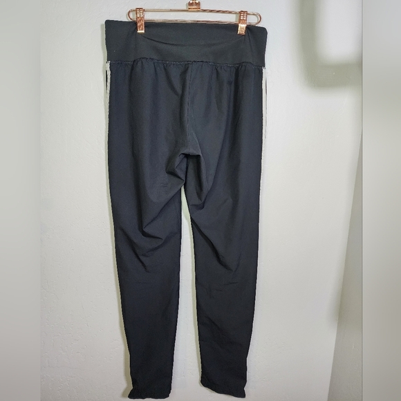 Adidas Black Three White Stripes Track Pants Size Small - Picture 5 of 7